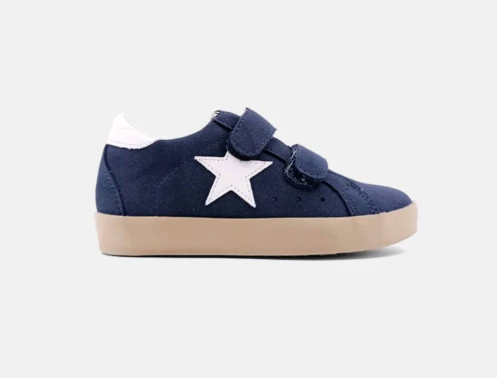 NEW SHU SHOP boys sunny mini sneakers in navy